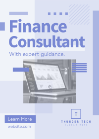 Modern Finance Consultant Poster Image Preview