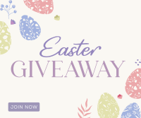 Easter Egg Giveaway Facebook Post Design