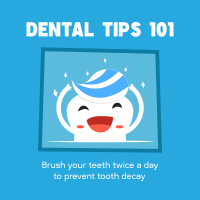 Preventing Tooth Decay Instagram Post Design