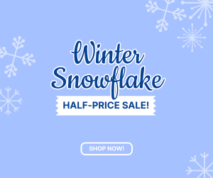 Winter Decor Sale Facebook post