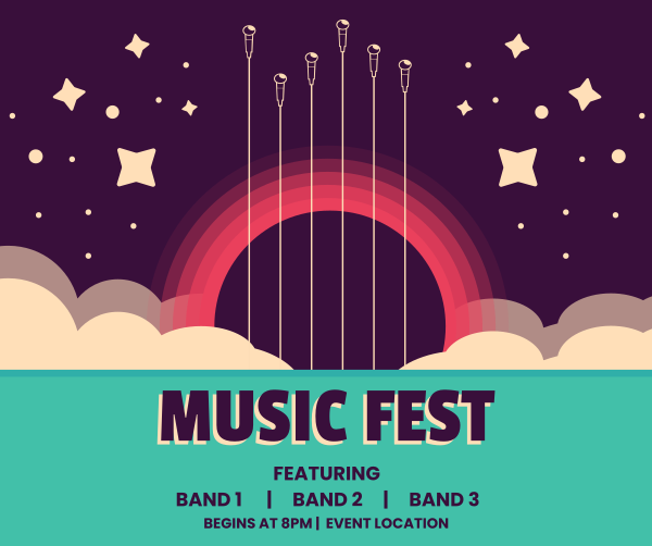 Music Fest Facebook Post Design Image Preview