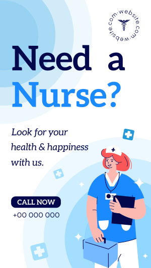 Nurse Service Instagram story Image Preview