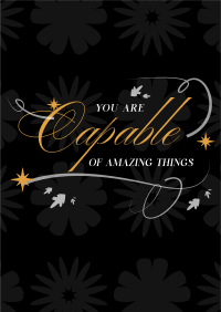 Classy Inspirational Quote Flyer Image Preview