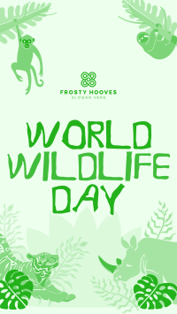 Rustic World Wildlife Day TikTok Video Image Preview