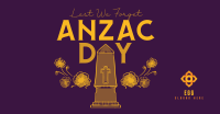 Remembering Anzac Day Facebook Ad Design