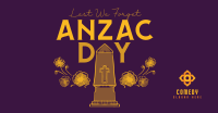 Remembering Anzac Day Facebook ad Image Preview
