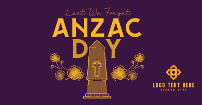 Remembering Anzac Day Facebook ad Image Preview