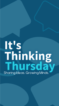 Minimalist Thinking Thursday Instagram reel Image Preview