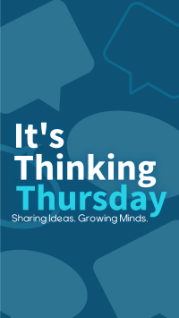 Minimalist Thinking Thursday Instagram Reel Image Preview