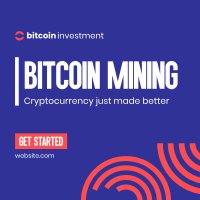 Start Bitcoin Mining Instagram post Image Preview