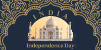 Decorative Indian Independence Twitter post Image Preview