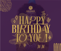 Quirky Birthday Celebration Facebook Post Design