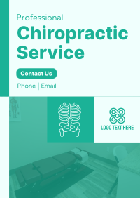 Modern Chiropractic Treatment Poster Image Preview