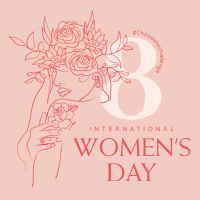 Rose Women's Day Instagram Post Preview