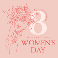 Rose Women's Day Instagram post Image Preview