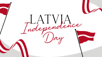 Latvia Independence Flag Video Image Preview