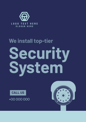 Security System Installation Flyer Image Preview