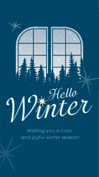 Winter Wishes Facebook story Image Preview