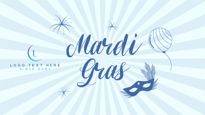 Mardi Gras Facebook event cover Image Preview