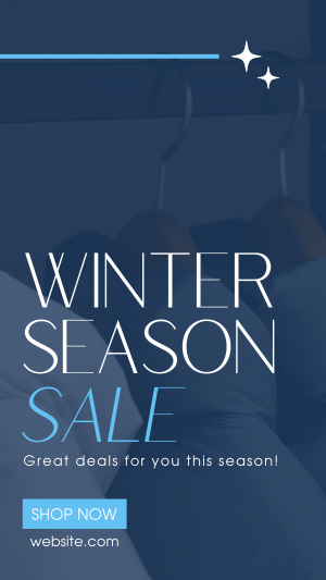 Winter Season Sale Instagram Story Image Preview