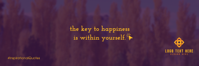 Be Happy By Yourself Twitter header (cover) Image Preview