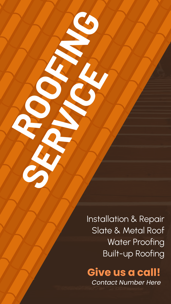 Roofing Services Expert Facebook Story Design