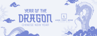 Chinese Dragon Zodiac Facebook Cover Design
