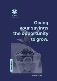 Grow Your Savings Poster Image Preview