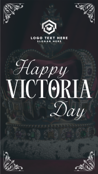 Victoria Day Crown  Instagram Story Design