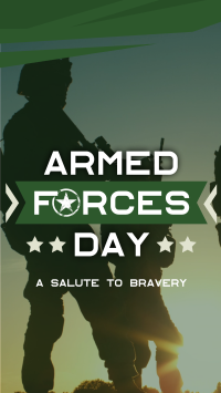 Armed Forces Day YouTube Short Design