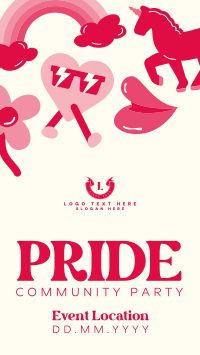 Bright Pride Facebook Story Design