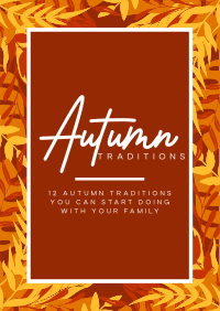 Leafy Autumn Giveaway Flyer Design