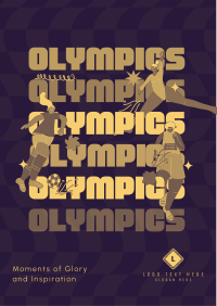 The Olympics Greeting Flyer Image Preview