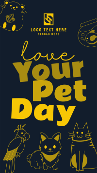 Love Your Pet Day TikTok video Image Preview