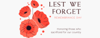 Symbol of Remembrance Facebook cover Image Preview