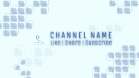 Geometric Tech YouTube Banner Image Preview