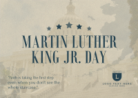 Martin Luther Day Postcard Image Preview