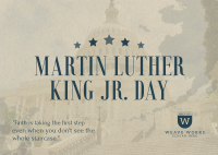 Martin Luther Day Postcard Image Preview