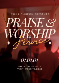 Praise & Worship Poster Design