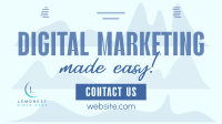 Digital Marketing Business Solutions Facebook Event Cover Design