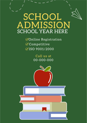 School Admission Year Poster Image Preview