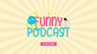 The Silly Podcast Show Facebook Event Cover Design
