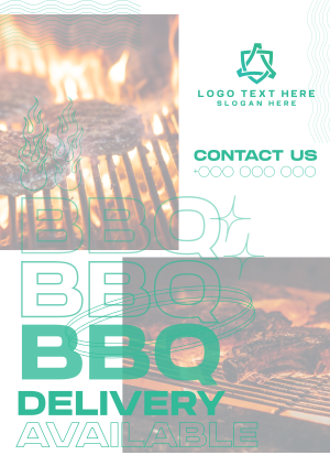 Unique BBQ Delivery Poster Image Preview