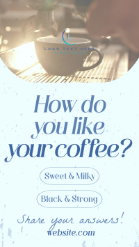 Coffee Customer Engagement Instagram reel Image Preview