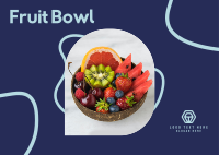 Fruit Bowl Postcard Image Preview