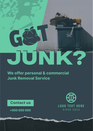 Junk Removal Service Poster Image Preview