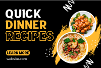 Quick Tasty Dinner Pinterest board cover Image Preview