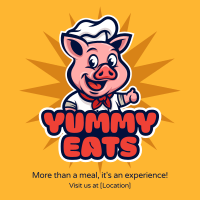 Yummy Pig Restaurant Instagram Post Preview