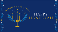 Happy Menorah  Facebook event cover Image Preview