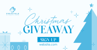 Christmas Holiday Giveaway Facebook Ad Design